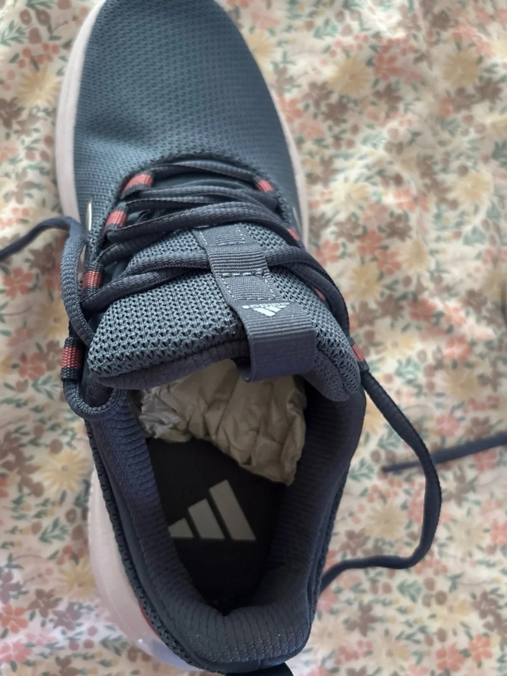Men's Navy Athletic Sneakers with White Sole